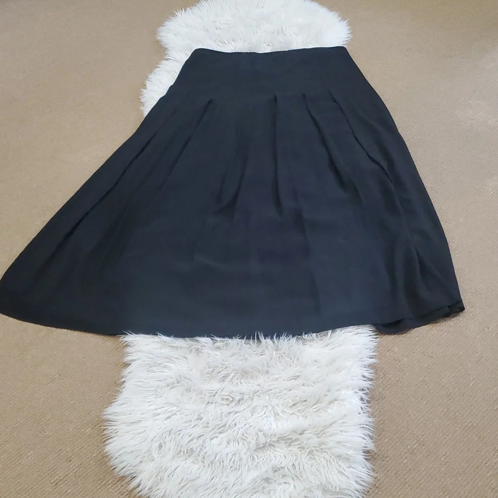 Eileen Fisher Silk Peated Maxi Skirt Size L - Picture 7 of 8